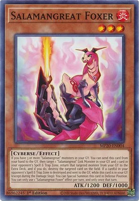 Salamangreat Foxer - MP20-EN004 - Common - 1st Edition