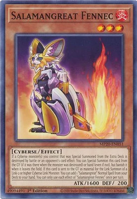 Salamangreat Fennec - MP20-EN051 - Common - 1st Edition