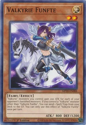 Valkyrie Funfte - MP20-EN088 - Common - 1st Edition