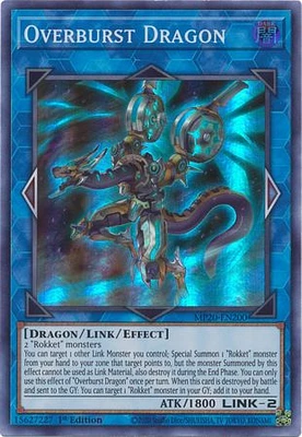 Overburst Dragon - MP20-EN200 - Super Rare - 1st Edition