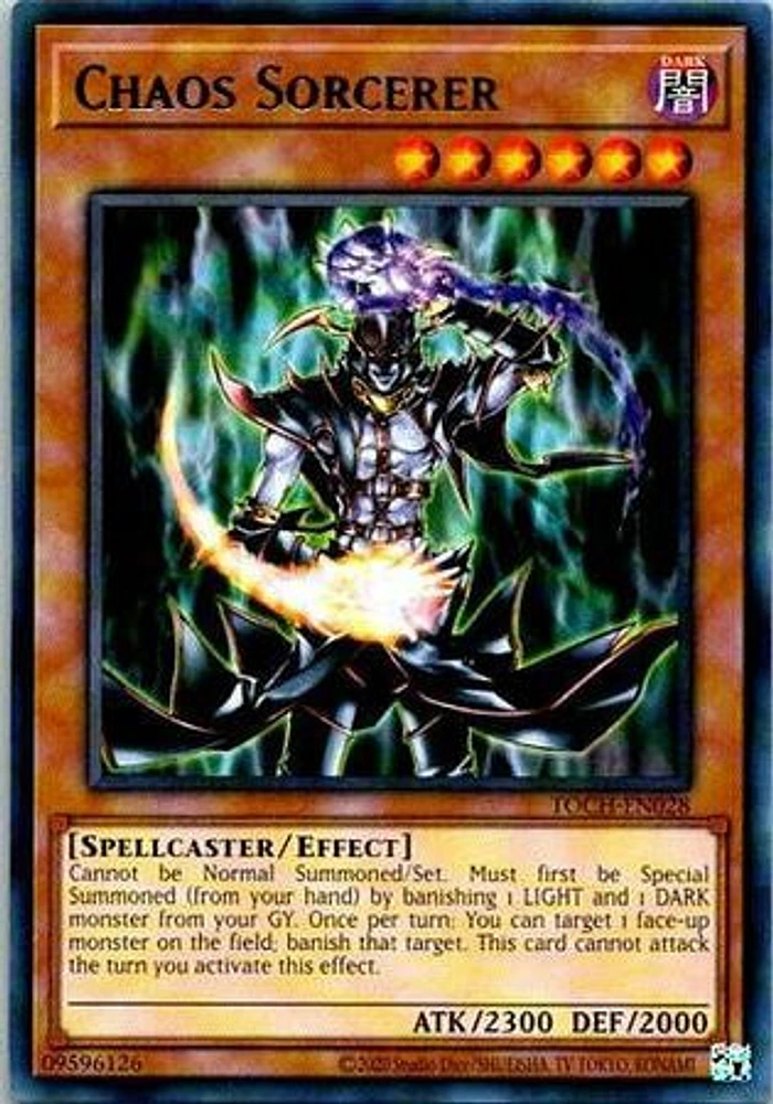 Chaos Sorcerer - TOCH-EN028 - Rare - Unlimited Edition