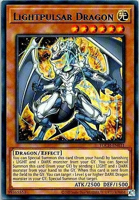 Lightpulsar Dragon - TOCH-EN031 - Rare - Unlimited Edition