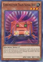 Construction Train Signal Red - DLCS-EN040 - Common - 1st Edition