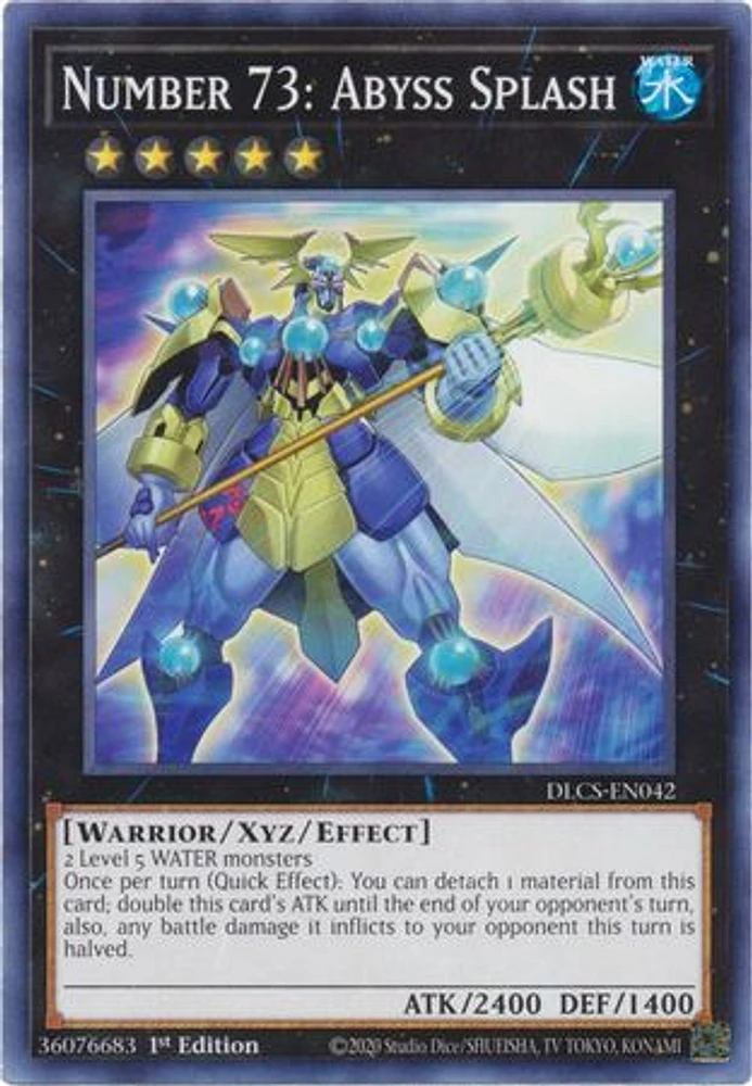 Number 73: Abyss Splash - DLCS-EN042 - Common - 1st Edition