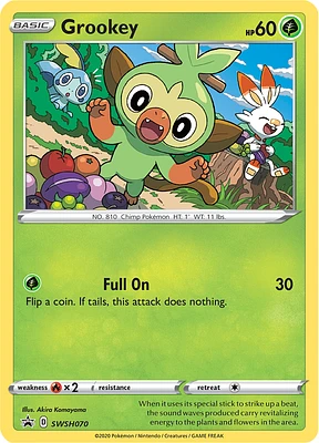 Grookey - SWSH070 - SWSH Black Star Promos