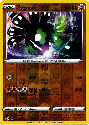 Zygarde - 028/073 - Holo Rare - Reverse Holo