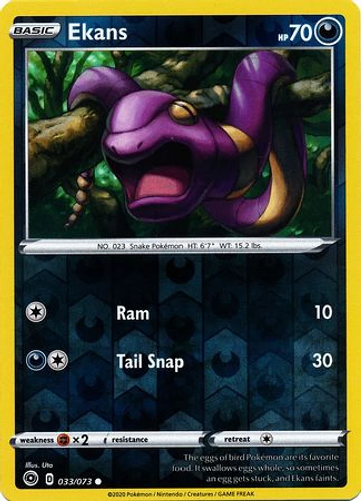 Ekans - 033/073 - Common - Reverse Holo