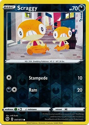 Scraggy - 041/073 - Common - Reverse Holo