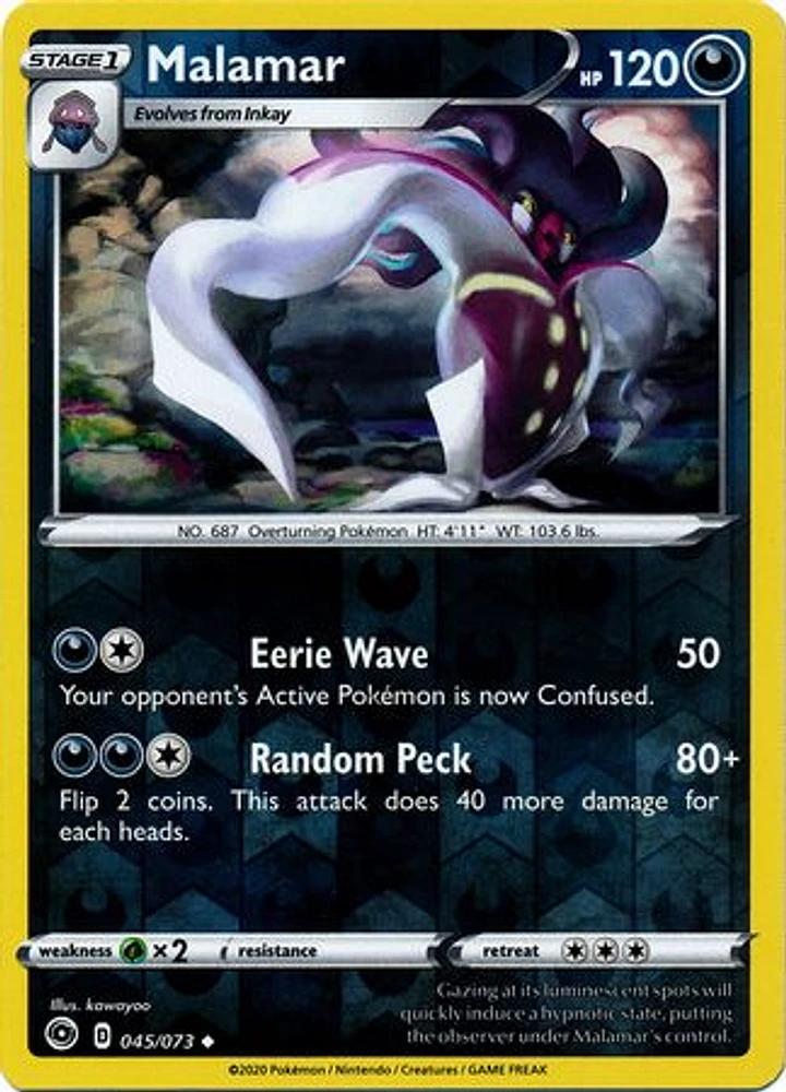 Malamar - 045/073 - Uncommon - Reverse Holo