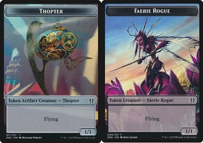 Thopter Token // Faerie Rogue Token