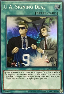 U.A. Signing Deal - OP14-EN010 - Super Rare - Unlimited Edition