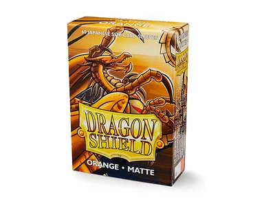 Dragon Shield - Matte – 60 Japanese Size - Orange ‘Kurang’