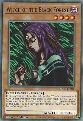 Witch of the Black Forest - SDCH-EN016 - Common - 1st Edition