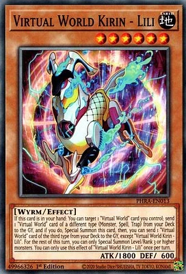Virtual World Kirin - Lili - PHRA-EN013 - Common - 1st Edition