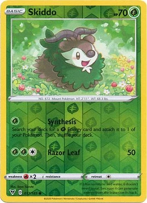 Skiddo - 017/185 - Common - Reverse Holo