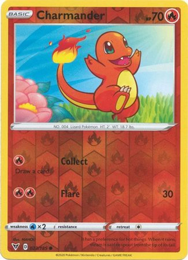 Charmander - 023/185 - Common - Reverse Holo