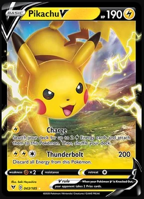 Pikachu V - 043/185 Ultra Rare