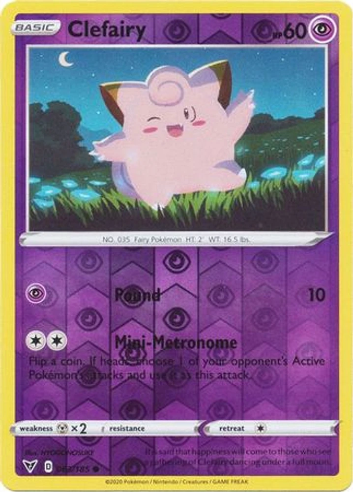 Clefairy - 063/185 - Common - Reverse Holo