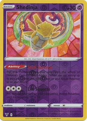 Shedinja - 066/185 - Rare - Reverse Holo