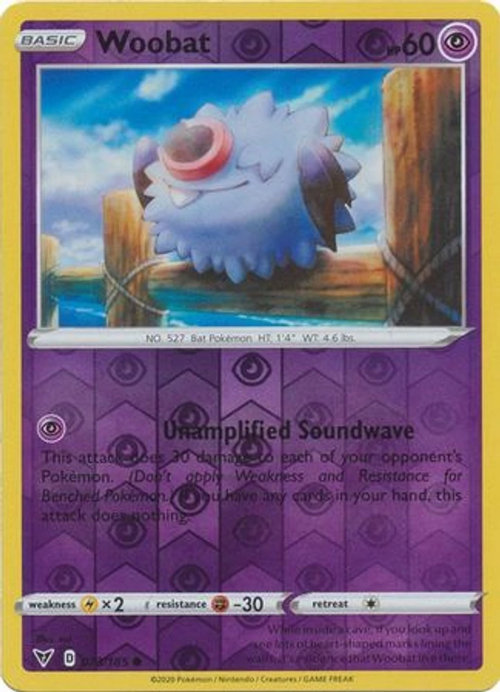 Woobat - 073/185 - Common - Reverse Holo