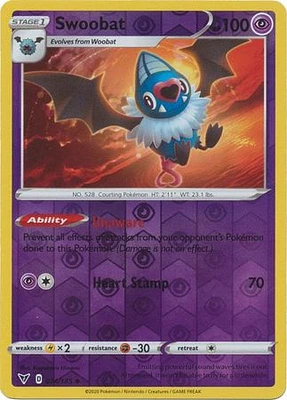 Swoobat - 074/185 - Uncommon - Reverse Holo