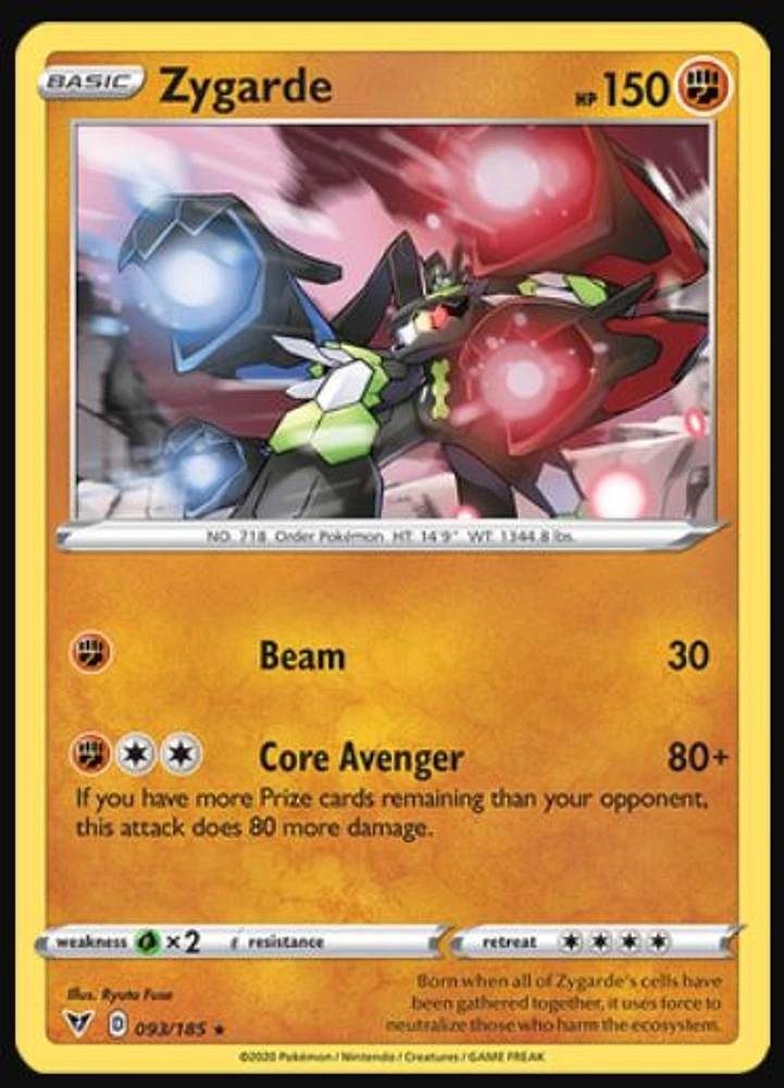 Zygarde - 093/185 - Holo Rare