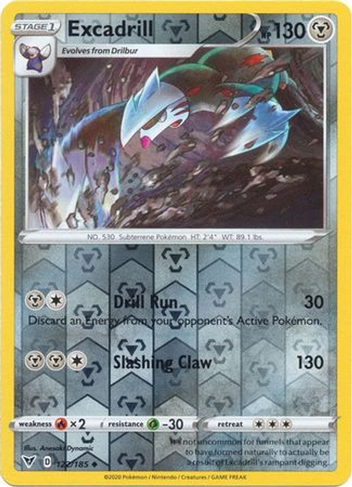 Excadrill - 122/185 - Uncommon - Reverse Holo