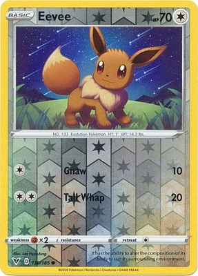 Eevee - 130/185 - Common - Reverse Holo