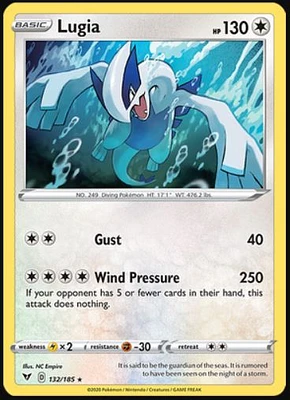 Lugia - 132/185