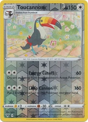 Toucannon - 145/185 - Rare - Reverse Holo