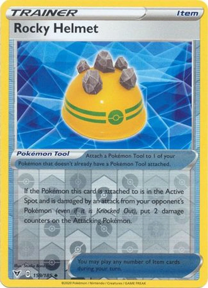 Rocky Helmet - 159/185 - Uncommon - Reverse Holo