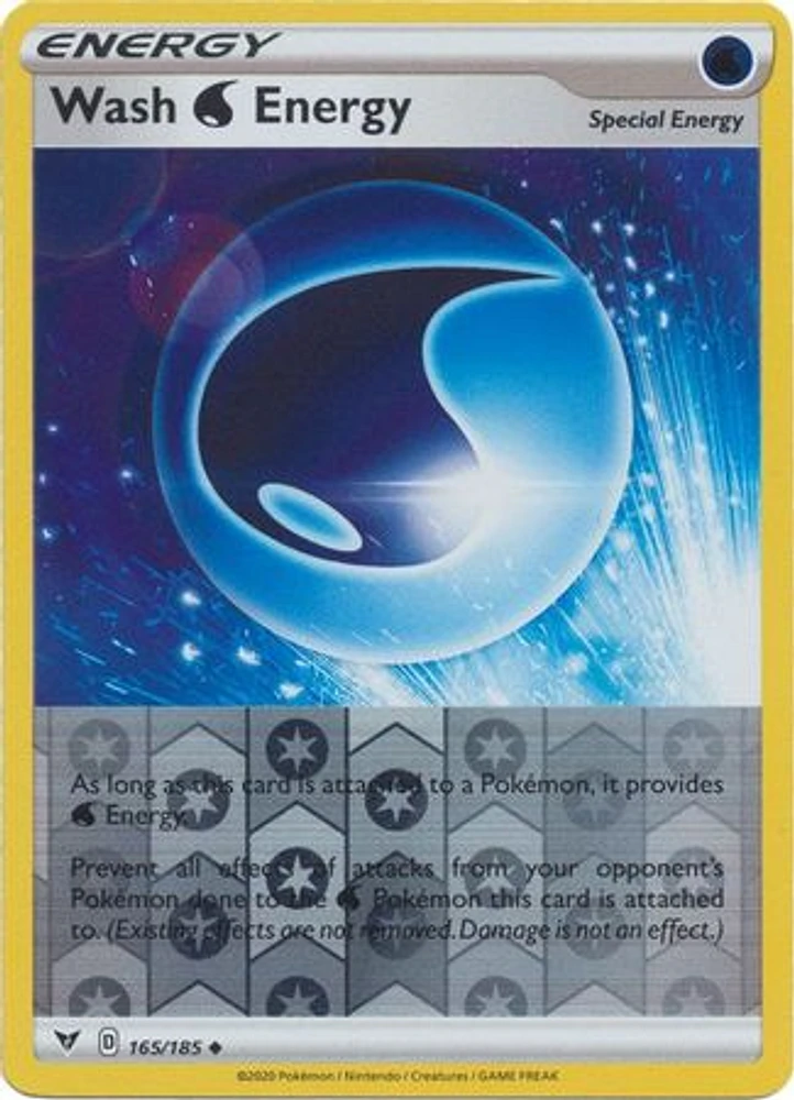 Wash Water Energy - 165/185 - Uncommon - Reverse Holo