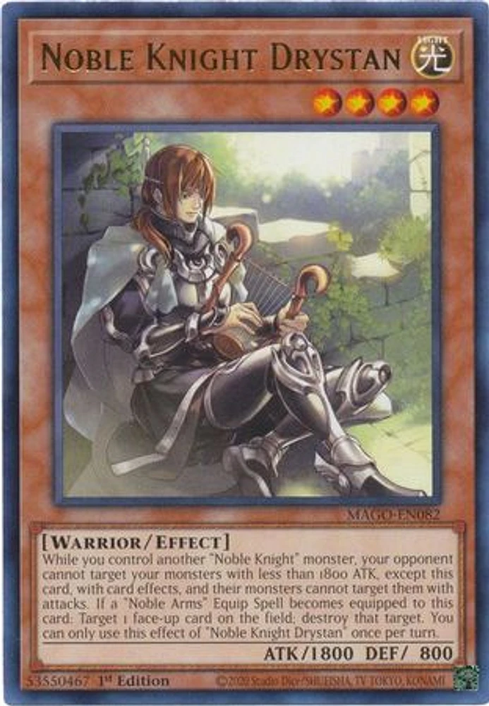 Noble Knight Drystan - MAGO-EN082 - Rare - 1st Edition