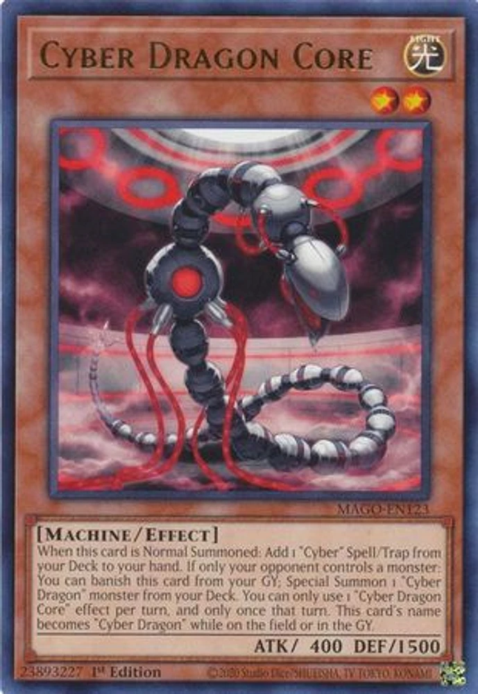 Cyber Dragon Core - MAGO-EN123 - Rare - 1st Edition