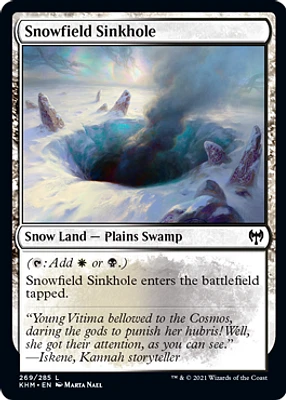 Snowfield Sinkhole - Foil