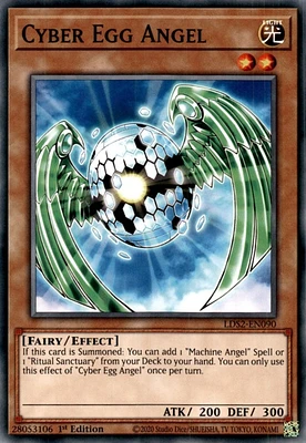 Cyber Egg Angel - LDS2-EN090 - Common - 1st Edition