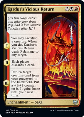 Kardur's Vicious Return - Foil