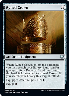 Runed Crown - Foil