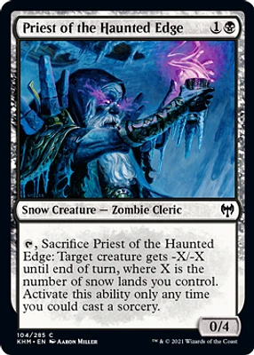 Priest of the Haunted Edge - Foil