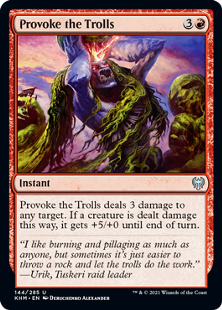 Provoke the Trolls - Foil