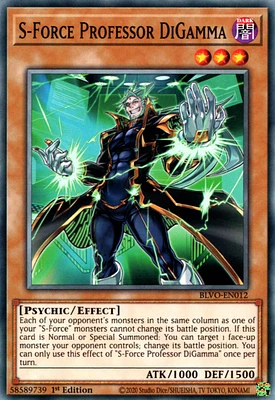 S-Force Professor DiGamma - BLVO-EN012 - Common - 1st Edition