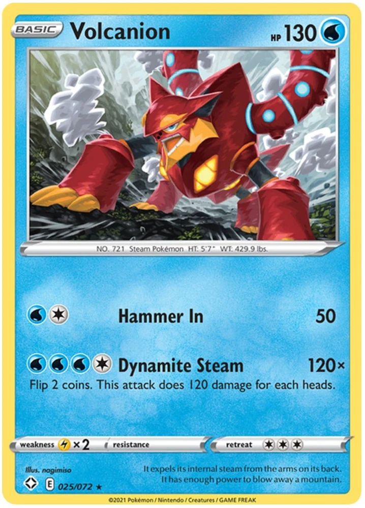 Volcanion - 025/072 - Rare