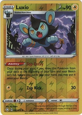 Luxio - 032/072 - Uncommon - Reverse Holo