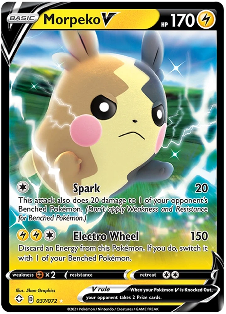 Morpeko V - 037/072 - Ultra Rare