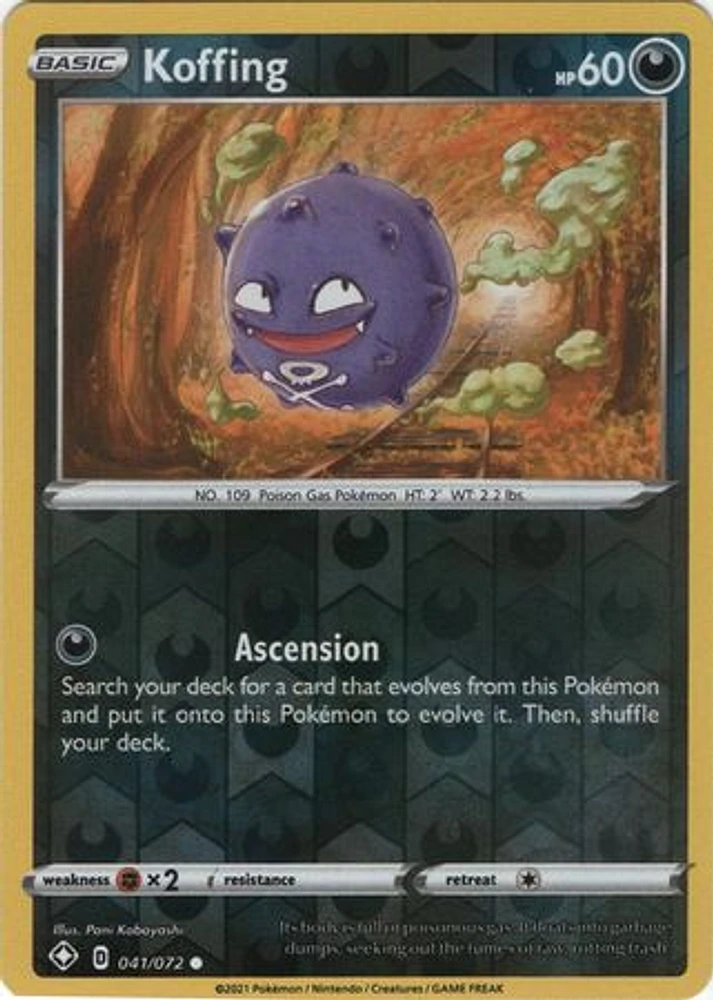 Koffing - 041/072 - Common - Reverse Holo