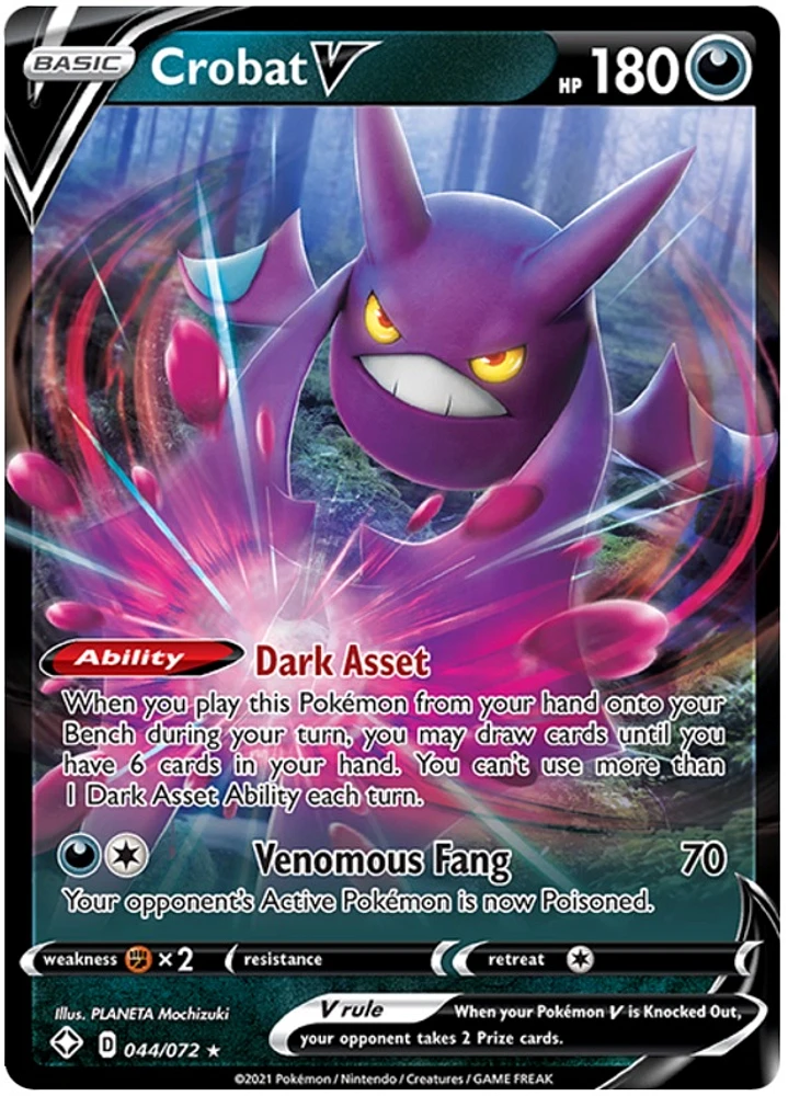 Crobat V - 044/072 Ultra Rare