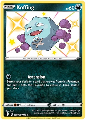 Koffing - SV076/SV122 - Shiny Holo Rare