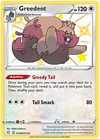 Greedent - SV100/SV122 - Shiny Holo Rare