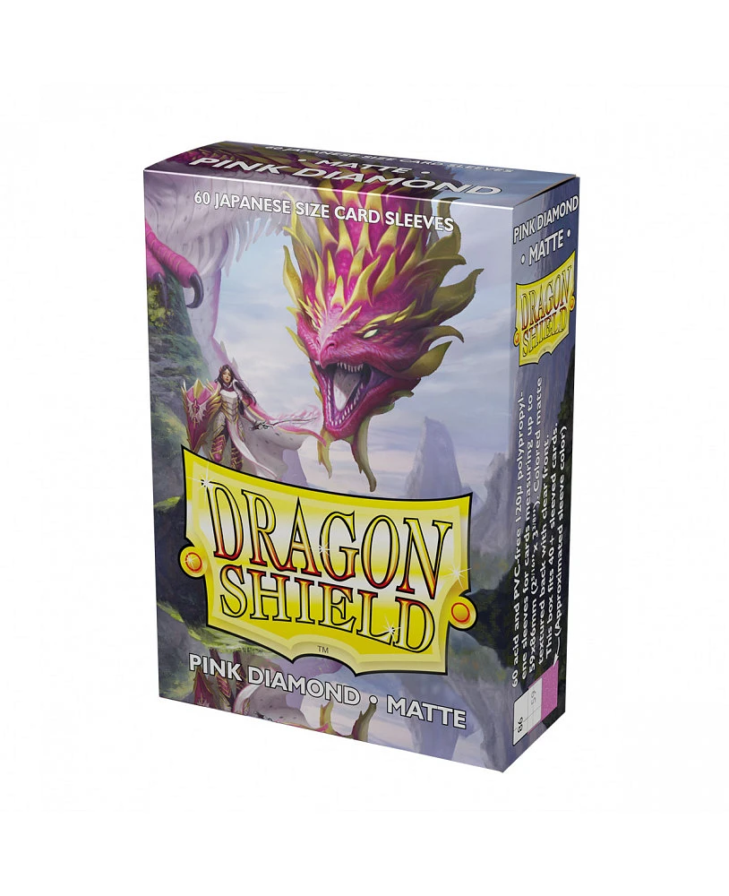 Dragon Shield Sleeves: Matte Pink Diamond (60)