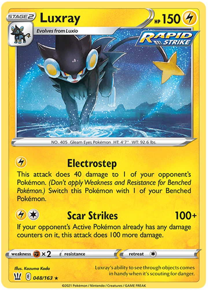 Luxray - 048/163 - Holo Rare